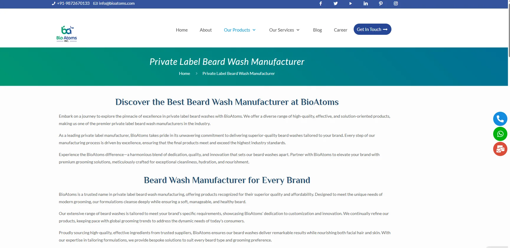 Top 10 Beard Wash Manufacturers | Private Label & Custom Beard Care
